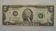 Купюра 2 доллара США 2003 год выпуска. Штат 