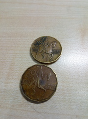 Обмен монет: мои (на фото) на Ваши (если у меня таких нет) 